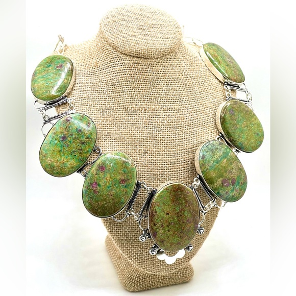 Ruby Fuchsite Necklace “The Ultimate Heart Stone” - Picture 7 of 12